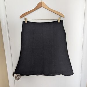 Ann Taylor Black A-Line Skirt